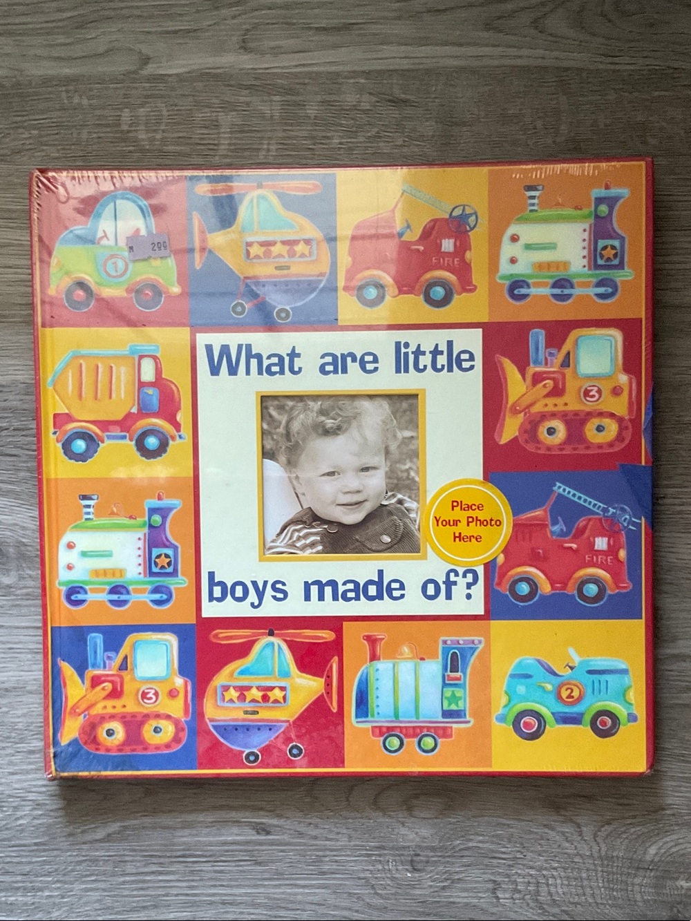 Vintage New Seasons "What Are Little Boys Made Of?" Photo Album (big)